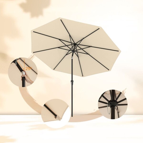 Parasol ogrodowy na balkon taras 300cm