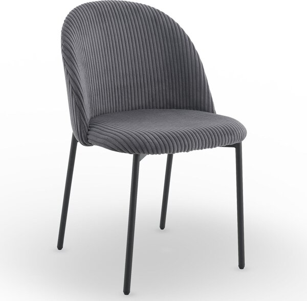 Nowoczesne stylowe krzesło kuchnia jadalnia salon ines KT207 Sztruks szary
