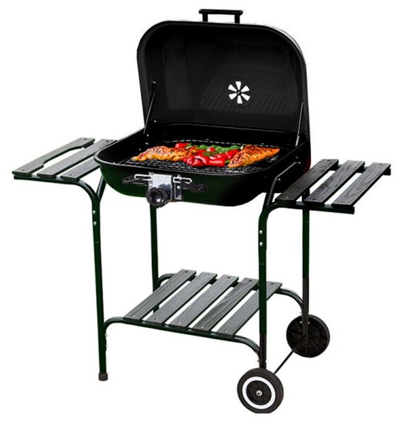 Grill węglowy VELACO VL02-BLACK Czarny