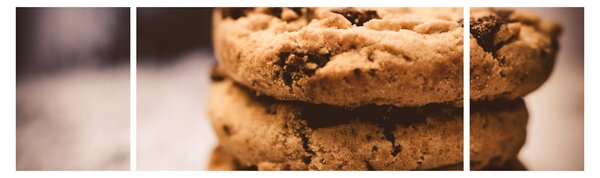 Obraz plików cookie (170x50 cm)