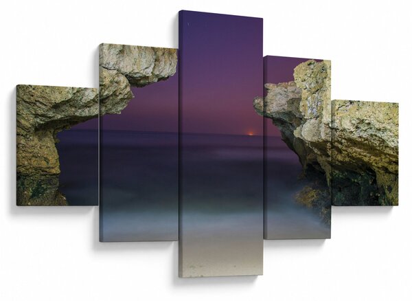 Obraz - klif morski (125x70 cm)