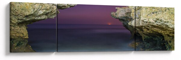 Obraz - klif morski (170x50 cm)