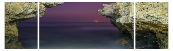 Obraz - klif morski (170x50 cm)