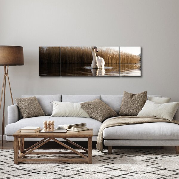 Obraz łabędzia (170x50 cm)