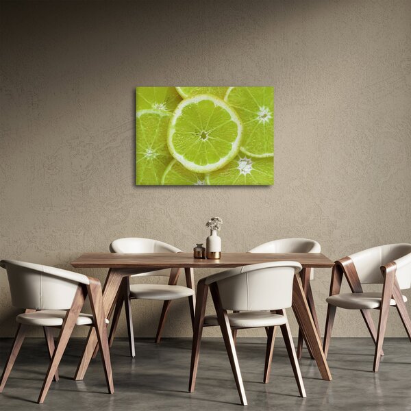 Obraz - pokrojone cytryny (70x50 cm)