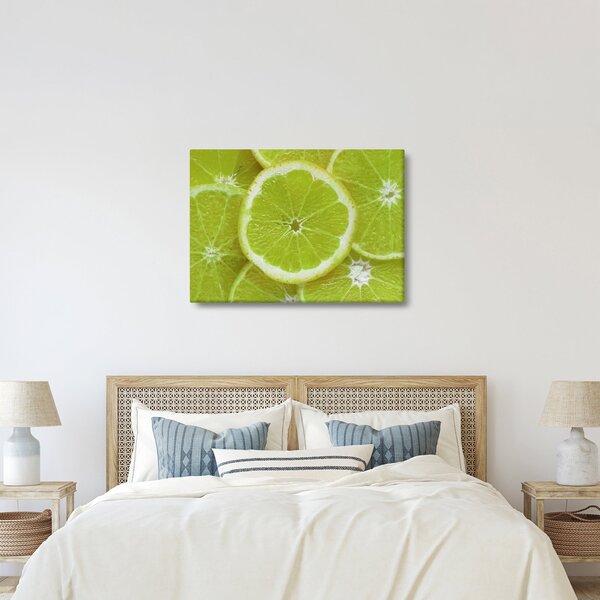 Obraz - pokrojone cytryny (70x50 cm)