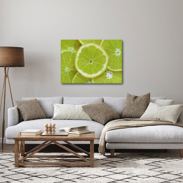 Obraz - pokrojone cytryny (70x50 cm)