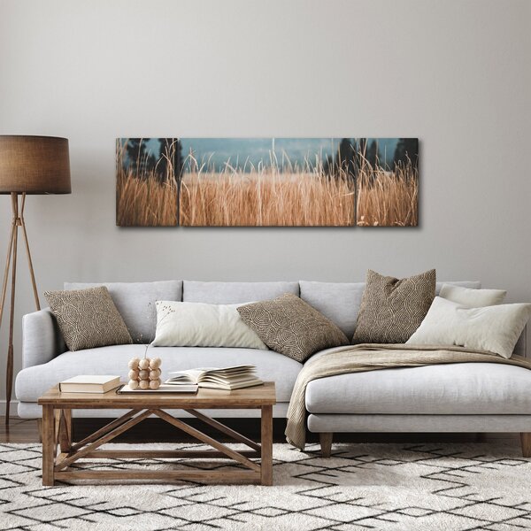 Obraz - szczegół łąki (170x50 cm)
