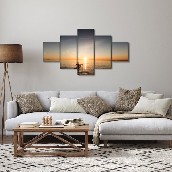 Obraz - kajak na morzu (125x70 cm)
