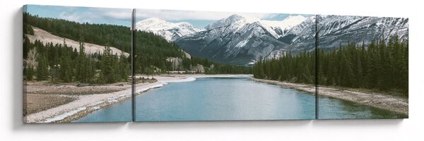 Obraz górskiego krajobrazu (170x50 cm)