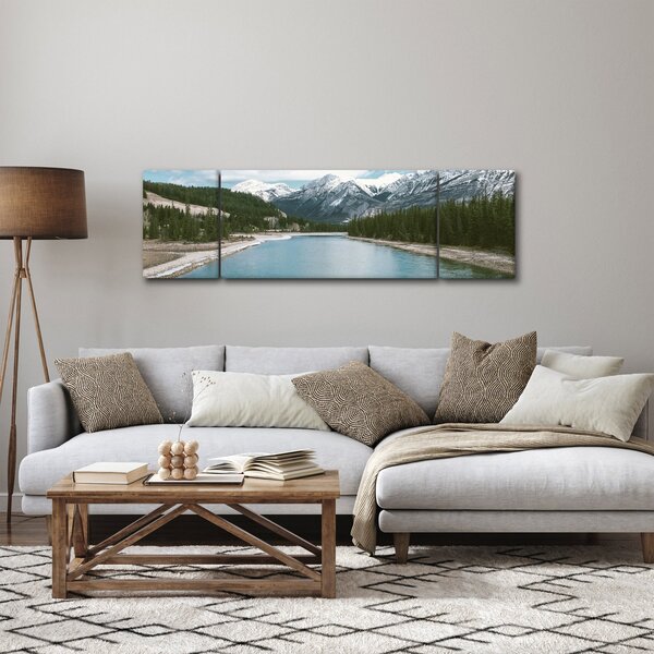 Obraz górskiego krajobrazu (170x50 cm)