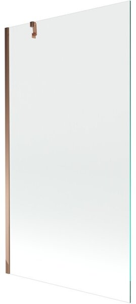 Mexen Next parawan nawannowy 1-skrzydłowy 90 x 150 cm, transparent, różowe złoto - 895-090-000-00-00-60