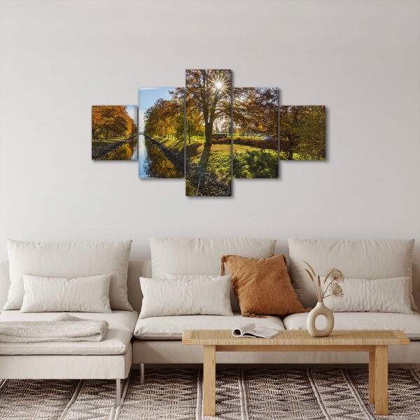 Obraz kanału wodnego (125x70 cm)