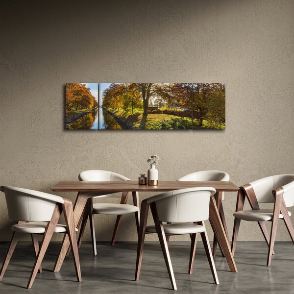 Obraz kanału wodnego (170x50 cm)