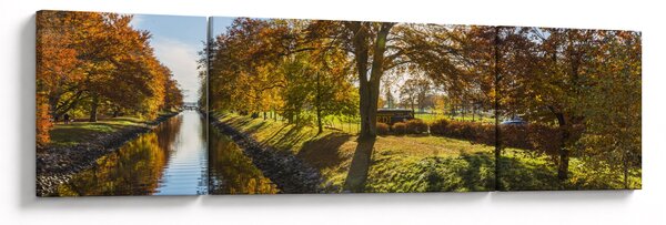 Obraz kanału wodnego (170x50 cm)