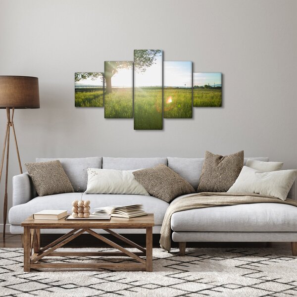 Obraz letniej łąki (125x70 cm)