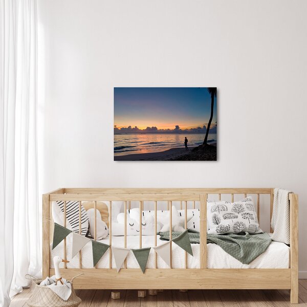 Obraz kobiety na plaży (70x50 cm)