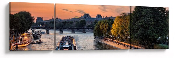 Obraz - statek na rejsie widokowym (170x50 cm)