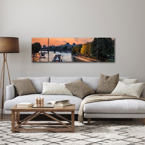Obraz - statek na rejsie widokowym (170x50 cm)
