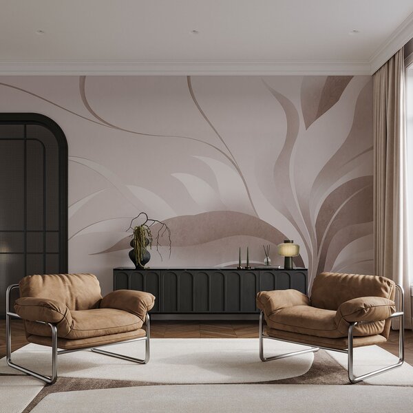 Fototapeta Spokojny motyw kwiatowy w delikatnych odcieniach, Fototapety Abstrakcja, Popularne Fototapety, t00791v1 - Tapeko.pl