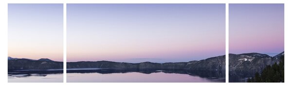 Obraz jeziora (170x50 cm)