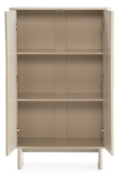 Kremowa szafka 80x130x40 cm Solei – MOME