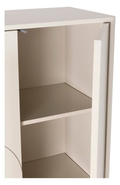 Kremowa szafka 80x130x40 cm Solei – MOME