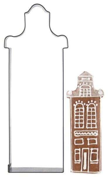 Wykrawacz do ciastek stalowy domek 14 cm