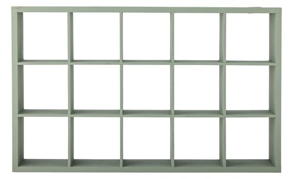 Jasnozielona wielopoziomowa półka z litego drewna jodłowego 67 cm Preston – Bloomingville