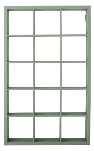 Jasnozielona wielopoziomowa półka z litego drewna jodłowego 67 cm Preston – Bloomingville