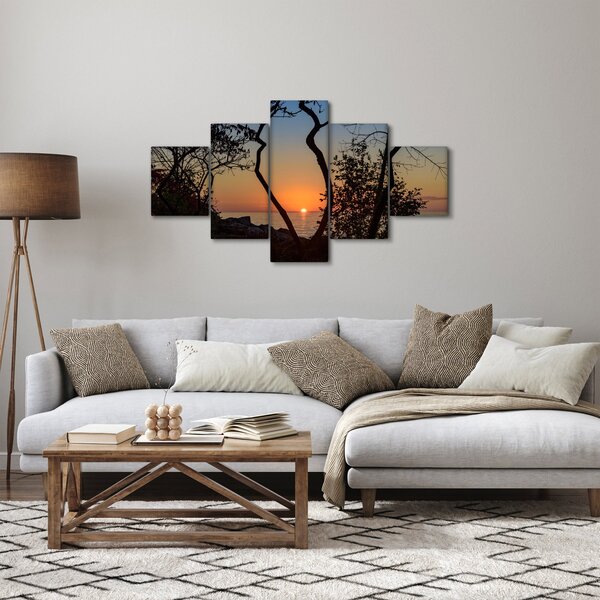 Obraz zachodu słońca (125x70 cm)