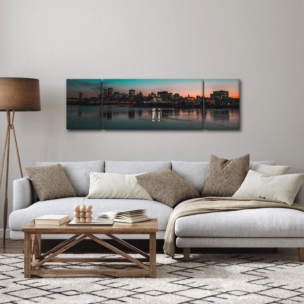 Obraz dużego miasta (170x50 cm)