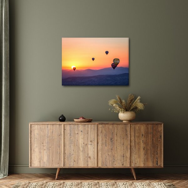Obraz balonów na ogrzane powietrze (70x50 cm)