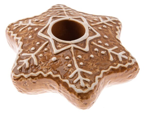 Ceramiczny świecznik ze świątecznym motywem Vinterby – Dakls