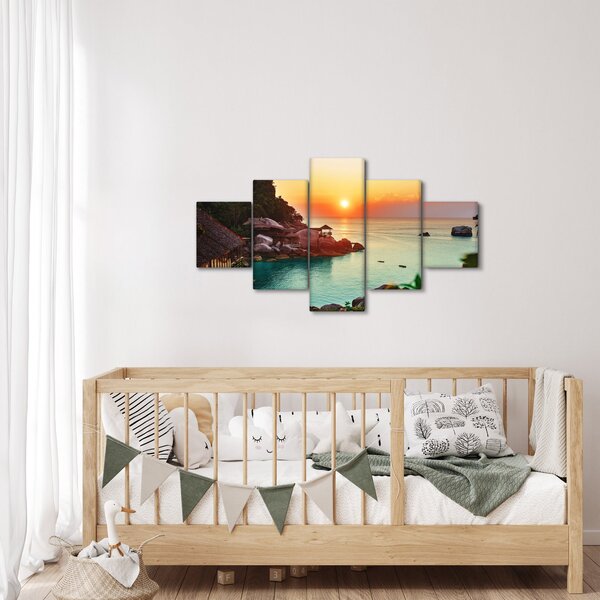 Obraz pięknej plaży (125x70 cm)