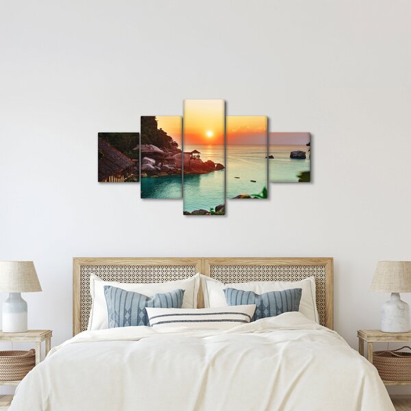 Obraz pięknej plaży (125x70 cm)