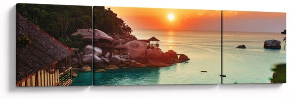 Obraz pięknej plaży (170x50 cm)