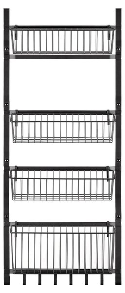Wieszane regały na zioła - 92 x 39 x 13,5 cm - Wielofunkcyjny regał - Do kuchni/łazienki - Organizacja - Solidne rozwiązanie - Regał do przechowywania