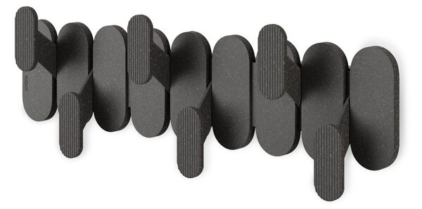 Stalowy wieszak ścienny w kolorze matowej czerni 16 cm Tempo – Umbra