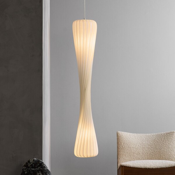 Lampa Wisząca Tom Rossau, biały, salon, tworzywo sztuczne