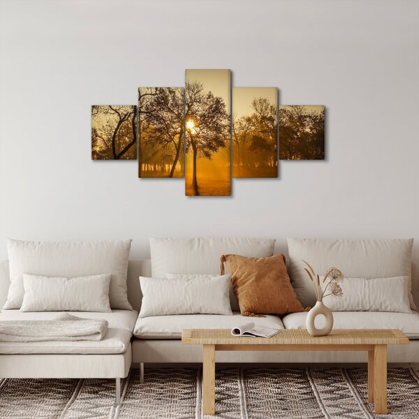 Obraz wschodu słońca (125x70 cm)