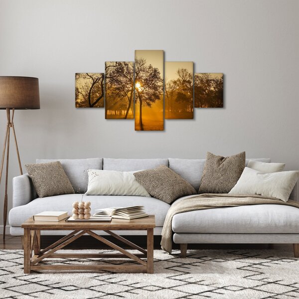 Obraz wschodu słońca (125x70 cm)