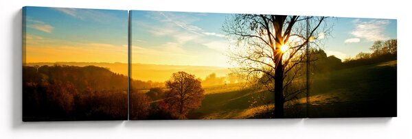 Obraz wschodu słońca (170x50 cm)