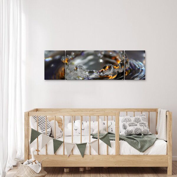 Obraz bransoletki z kropel wody (170x50 cm)