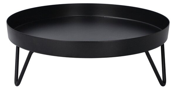 Metalowa taca dekoracyjna ø 24 cm – Dakls
