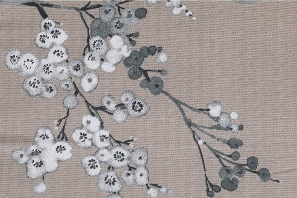 Brązowa pościel dwuosobowa z bawełny renforcé 240x220 cm Chicory – Mijolnir