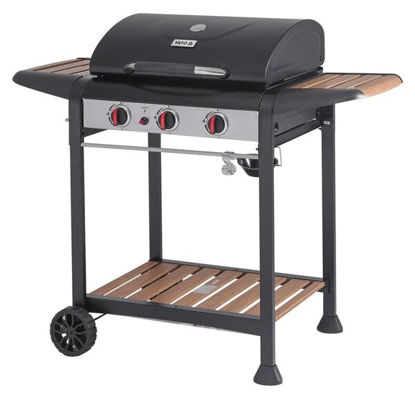 Grill ogrodowy gazowy YATO YG-20009 9 KW 60 x 42 cm