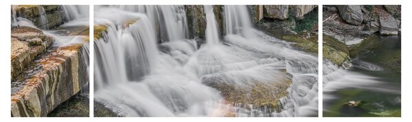 Obraz wodospadów (170x50 cm)