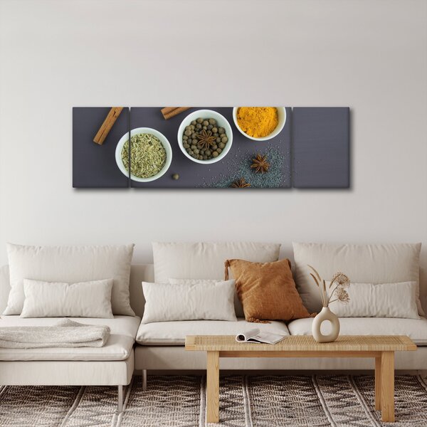 Obraz - przyprawy (170x50 cm)