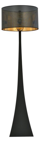 Lampa stojąca podłogowa Emibig 1xE27 60W ESTRELLA LP1 BLACK/GOLD 1156/LP1